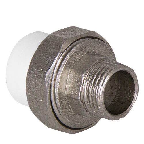 Муфта комб. разъемная нар.р.(американка) 25x 1/2" O-ring TR-TB TEBO